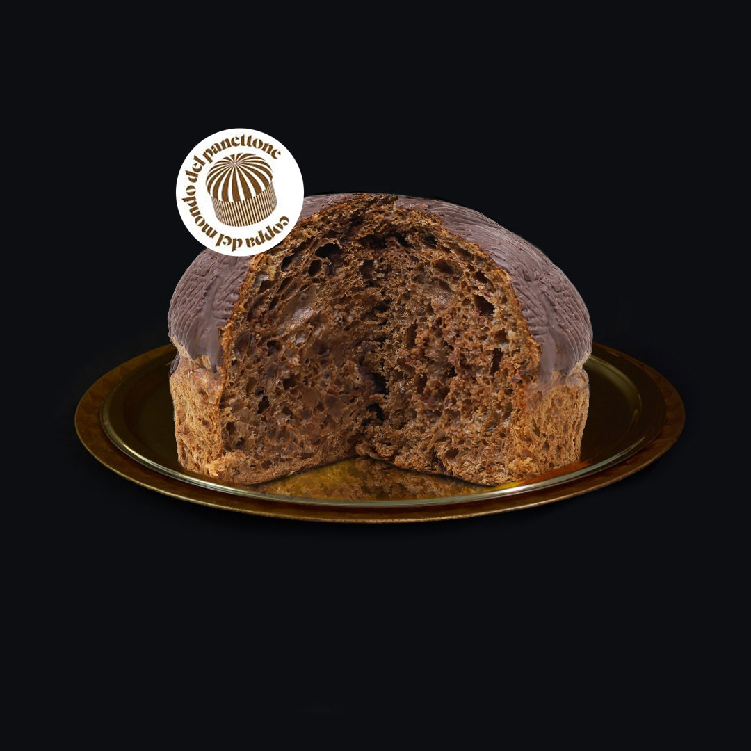 Panettone-al-Cioccolato-Artigianale-Maestro-Pasquale-Marigliano Panettone al Cioccolato - immagine 1